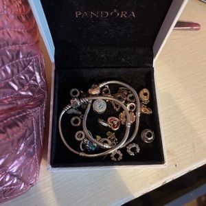 Pandora bracelet lot!! Message me before you buy, price is not 10$!!!